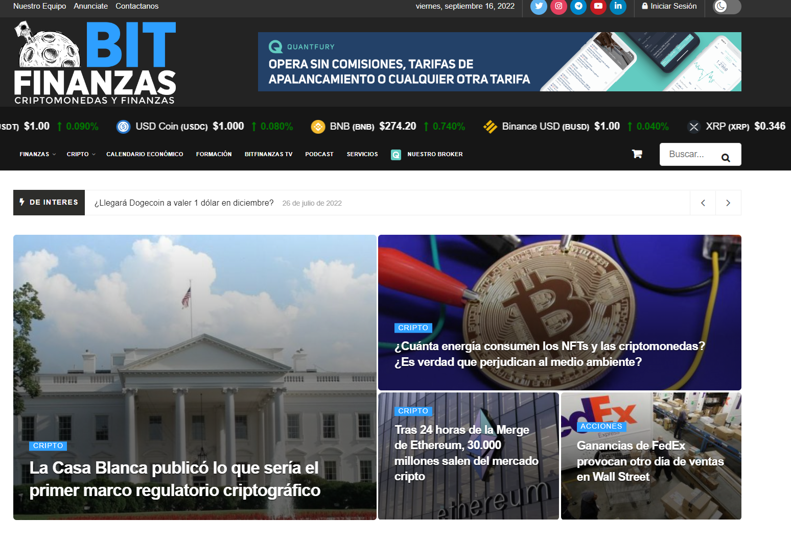 Los 10 mejores blogs de criptomonedas - Daniel Muvdi/Bitfinanzas